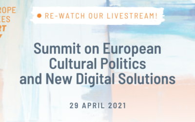 L’Europa della cultura digitale: politiche culturali, coesione sociale e digitalizzazione