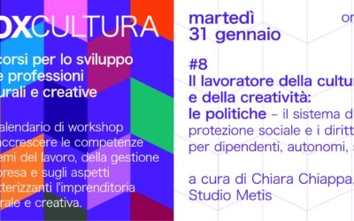 Boxcultura: corso gratuito per chi lavora nella cultura e creatività