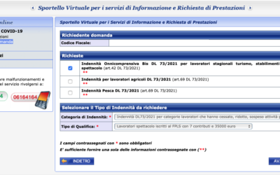 Decreto Sostegni Bis: come fare domanda per l’indennità onnicomprensiva sul sito INPS