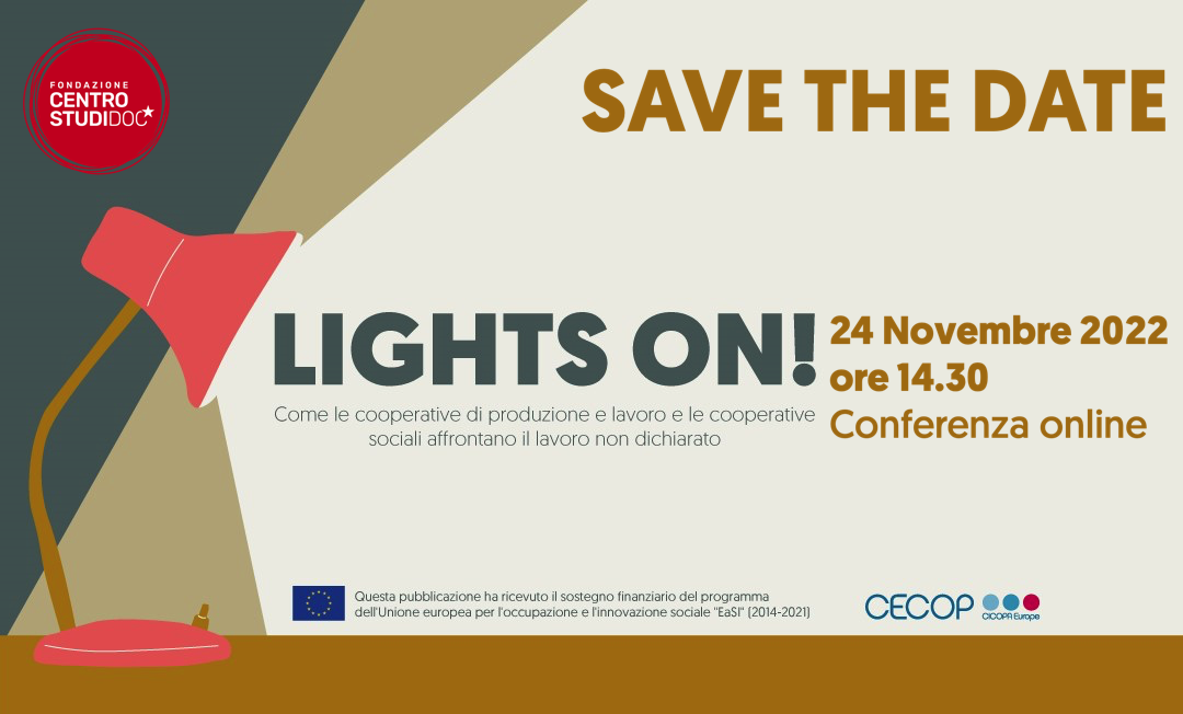 Lights On! Conferenza online su cooperative e lavoro sommerso