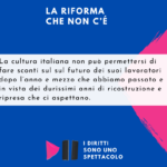 riforma spettacolo ministero cultura