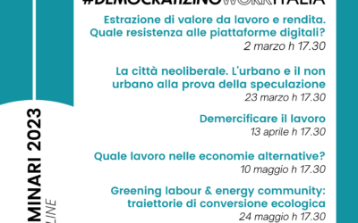 Al via il ciclo di seminari di Democratizing Work Italia
