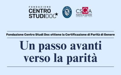 Certificazione Parità di Genere per il Centro Studi Doc