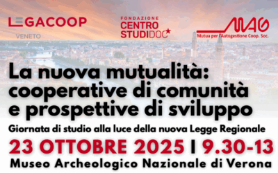 Cooperative di comunità e prospettive di sviluppo il 23 ottobre a Verona