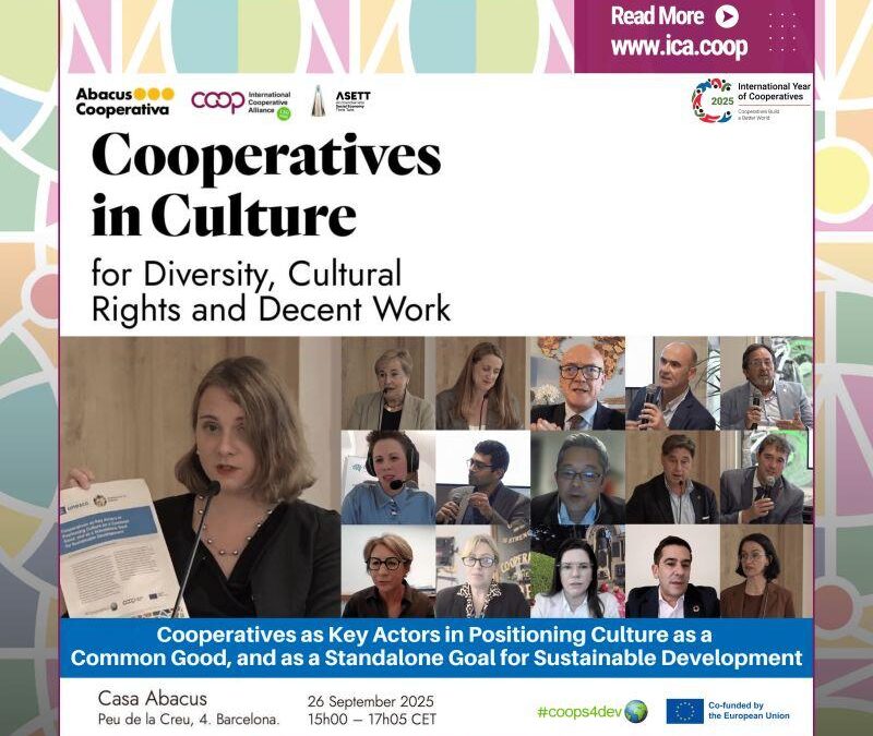 Cooperative e cultura: un binomio per lo sviluppo sostenibile