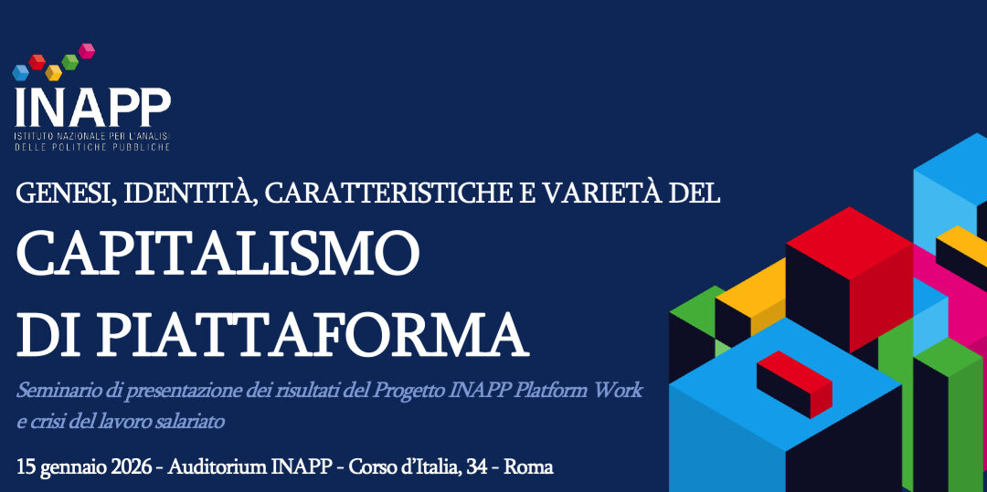 Capitalismo di piattaforma e lavoro: il seminario INAPP